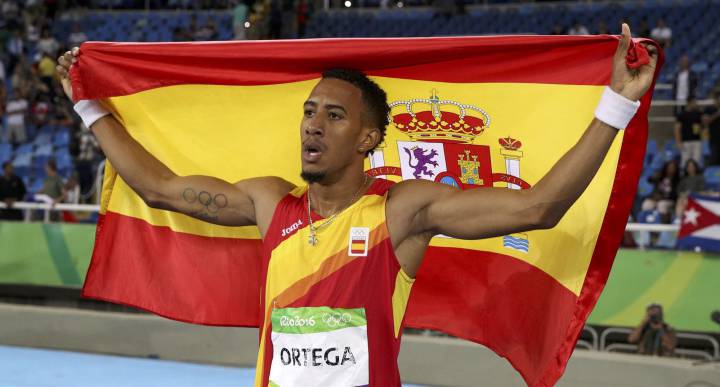 Ortega gana la séptima de España: plata en 110 metros valla