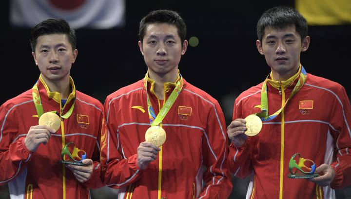 El equipo chino masculino también se lleva el oro
