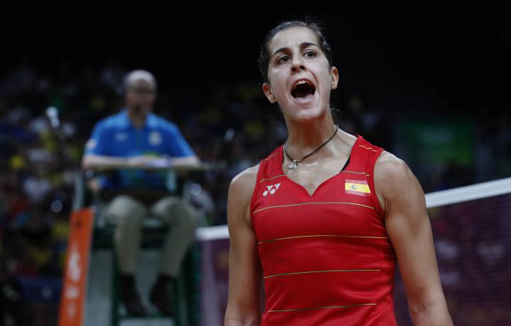 Carolina Marín gana el oro olímpico a la india Pusarla Venkata tras ceder el primer set