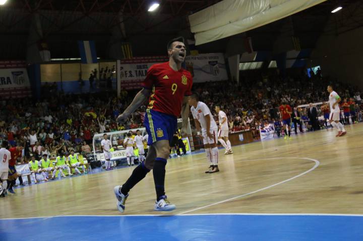 Sergio Lozano, selección española, España, Vietnam, fútbol sala, Talavera.