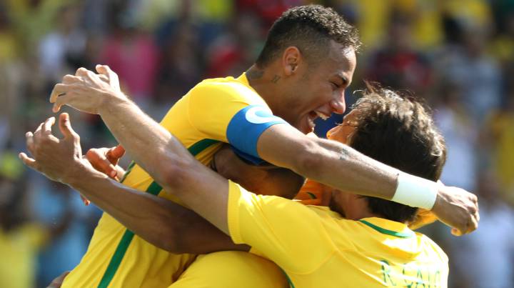 Neymar y Brasil quieren lograr el oro de la reconciliación