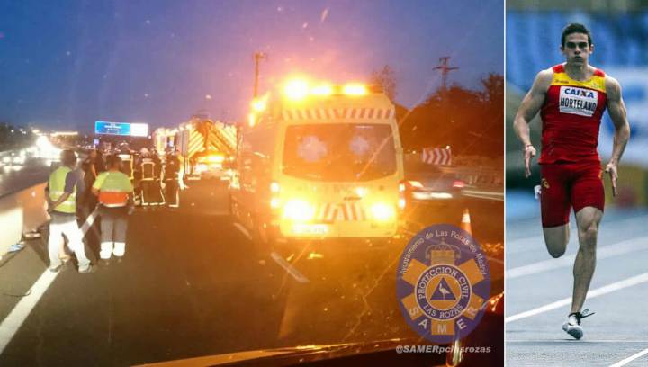 Bruno Hortelano sufrió un accidente de tráfico en Madrid. Ha sido intervenido de la mano derecha y tiene una contusión en la cabeza.