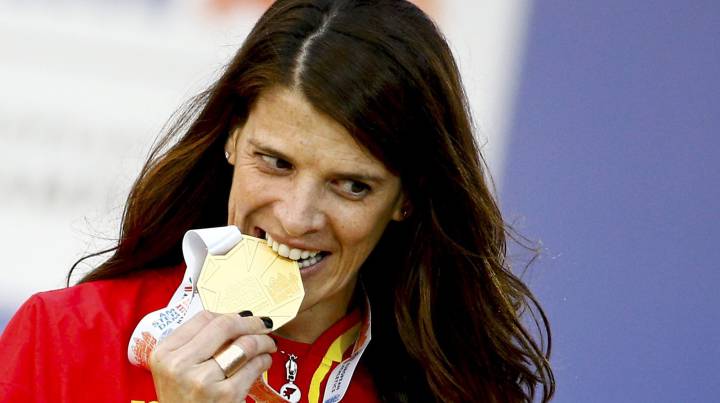 Ruth Beitia nombrada "porruana predilecta" en Santander
