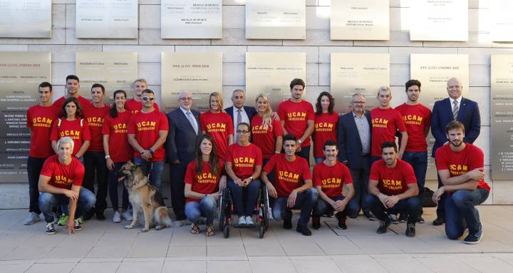 La UCAM y el COE homenajean a medallistas y diplomas de Rio
