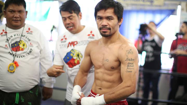 El senador Pacquiao, listo para volver al ring ante Vargas