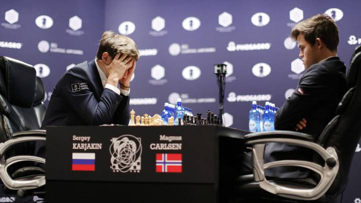 Carlsen derrota a Karjakin en la décima y recupera la igualdad
