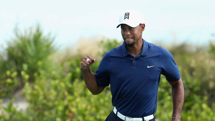 Tiger Woods logra su mejor registro desde el 2013