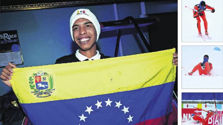 Venezuela, al rescate del esquiador más torpe