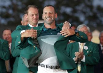 La victoria de Sergio García en el Masters de Augusta en imágenes