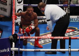 Brook se resiente de su lesión y Spence le arrebata el título