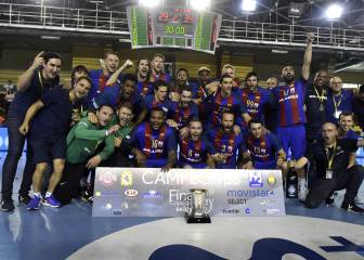 El Barça logra su 21º título frente al Naturhouse (34-29)