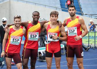 El relevo 4x400 de España entra en los Mundiales de Londres