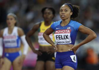 Allyson Felix, a por las 14 medallas de Usain Bolt y Ottey