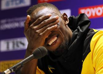 Usain Bolt revela su lesión en Twitter y después lo borra