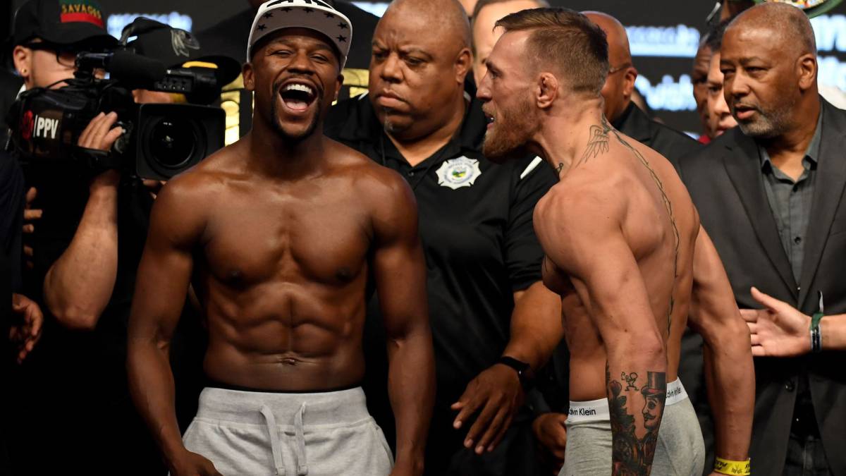 Floyd Mayweather Jr. v Conor McGregor - Weigh-in