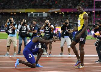 Gatlin apuesta con Bolt a que éste volverá a competir