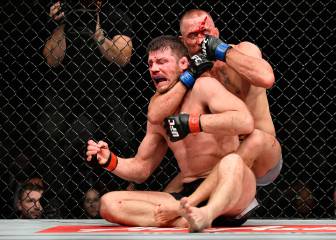 St-Pierre agranda su leyenda: somete a Bisping en su retorno