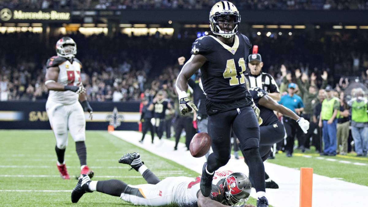 Los Saints y Kamara, una de las apuestas fijas en la jornada 10 de la NFL.
