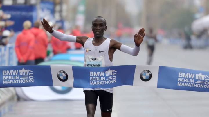 Eliud Kipchoge y Mary Keitany, mejores maratonianos del año