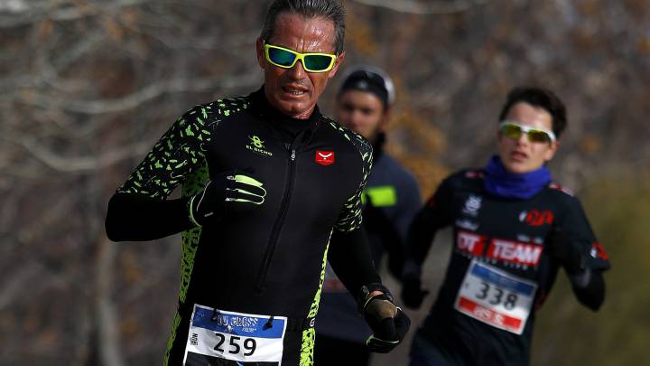 Imagen del tramo a pie del I Du Cross de Aldea del Fresno, prueba que puso fin a la temporada 2017 de Du Cross Series.