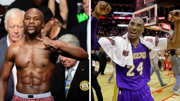 Mayweather plantea a Kobe Bryant el reto del millón