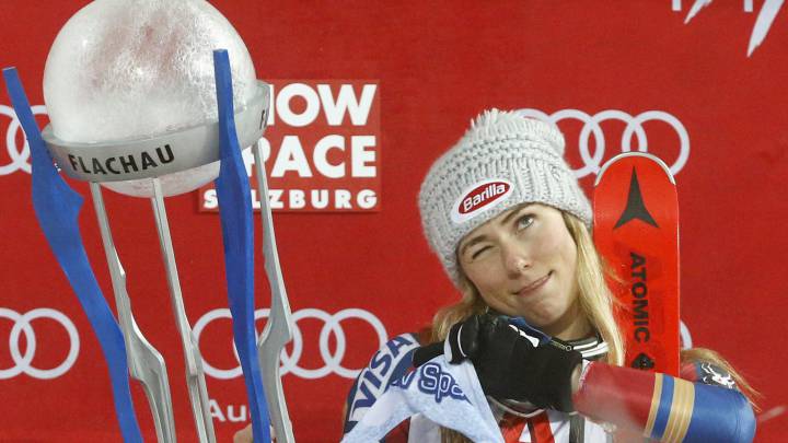 Shiffrin suma en el eslalon de Flachau su décima victoria