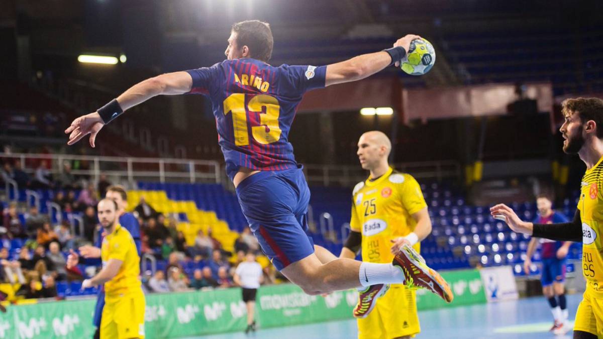 Ariño, en uno de sus goles.