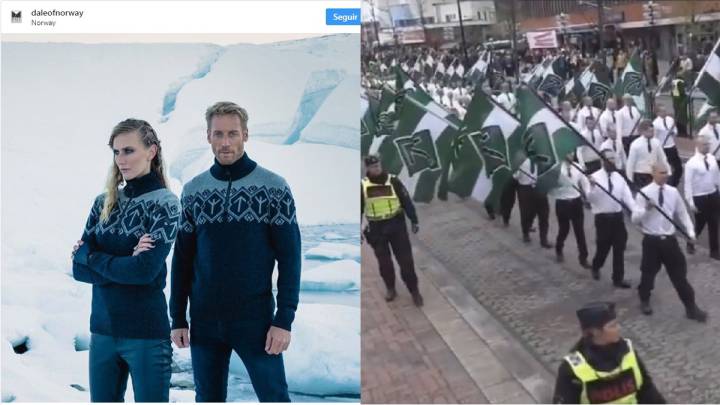Una de las figuras que aparecen en la equipación de Noruega para los Juegos Olímpicos de Invierno coincide con el símbolo de un grupo neonazi del país.