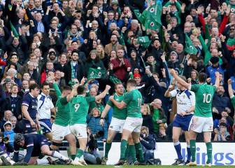 Irlanda aplasta a Escocia y es campeona del Seis Naciones