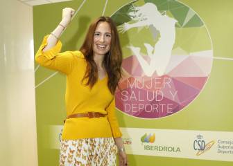 Carmen Cabrera, hada madrina de las deportistas en Iberdrola