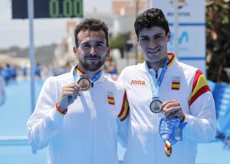 España se lleva tres metales en triatlón pero ninguno es de oro
