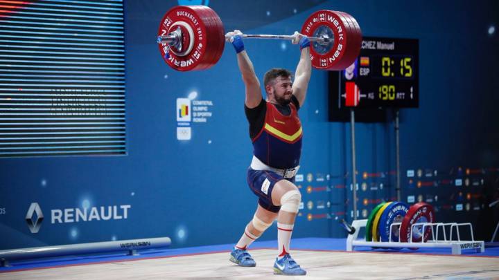 El almeriense Manuel Sánchez, bronce en los 2T de -94 kg