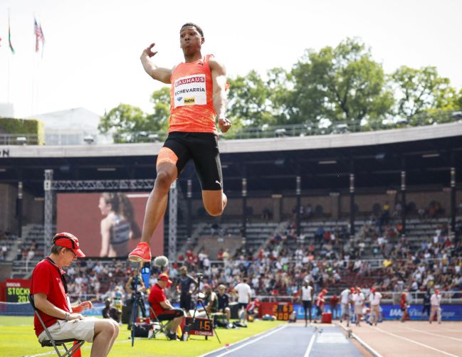 Juan Miguel Echevarria, en la Diamond League.