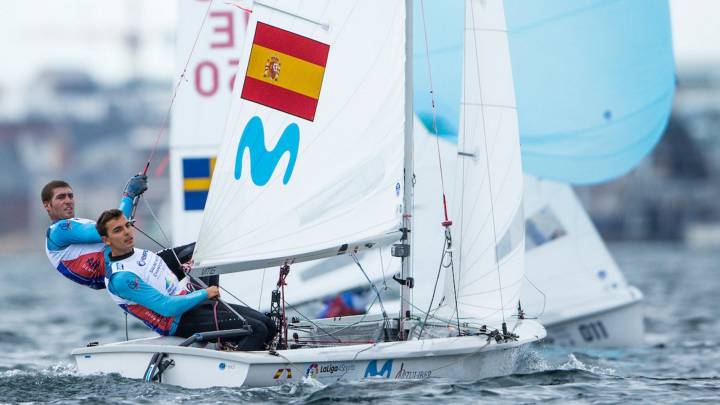 Xammar y Rodríguez ya están en posición de podio en el 470