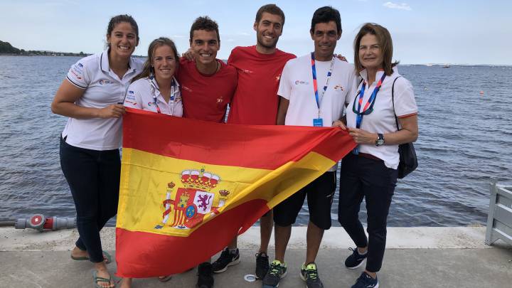 Cantero y Rodríguez, de abandonar la vela al podio