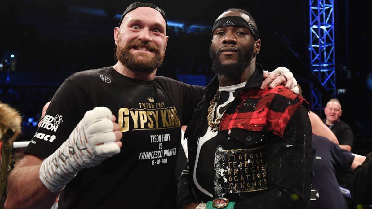 Deontay Wilder y Tyson Fury pelearán el 1 de diciembre.