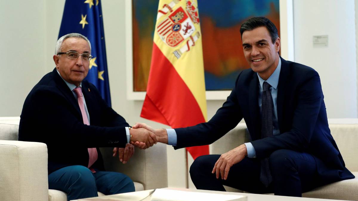 Alejandro Blanco y Pedro Sánchez