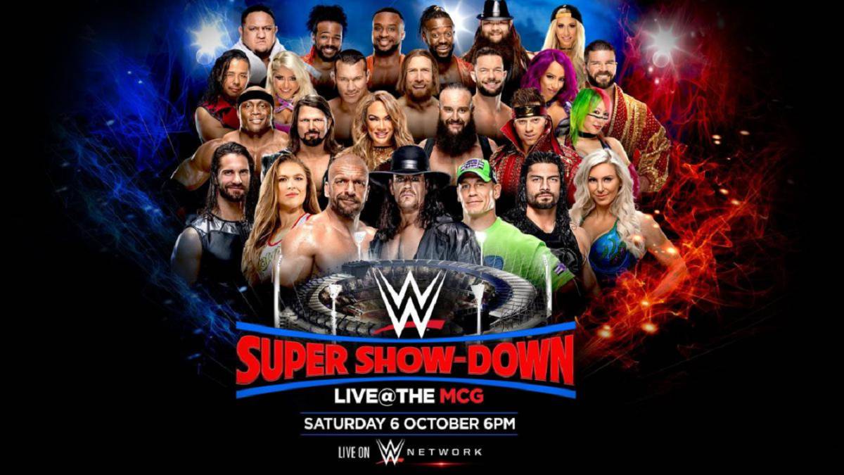 WWE Super Show-Down: horario, como ver en tv y cartelera