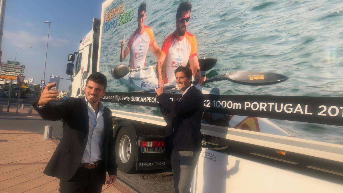 Cubelos y Peña en el trailer que lleva su imagen.