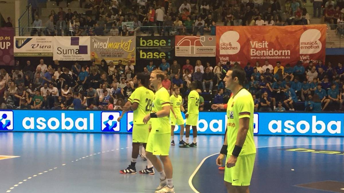 El Barça llenó el Pabellón de Benidorm