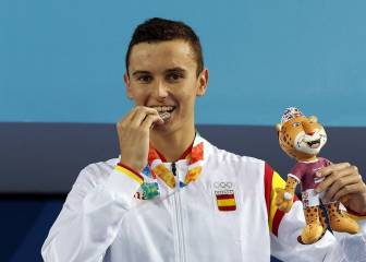 Manuel Martos se cuelga el bronce en 200 metros espalda
