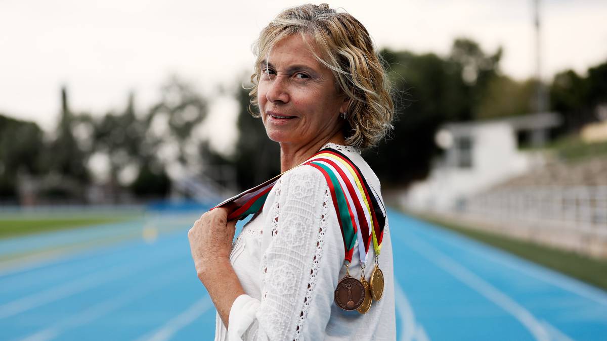 Carmen Valero, una de las pioneras del atletismo en España.