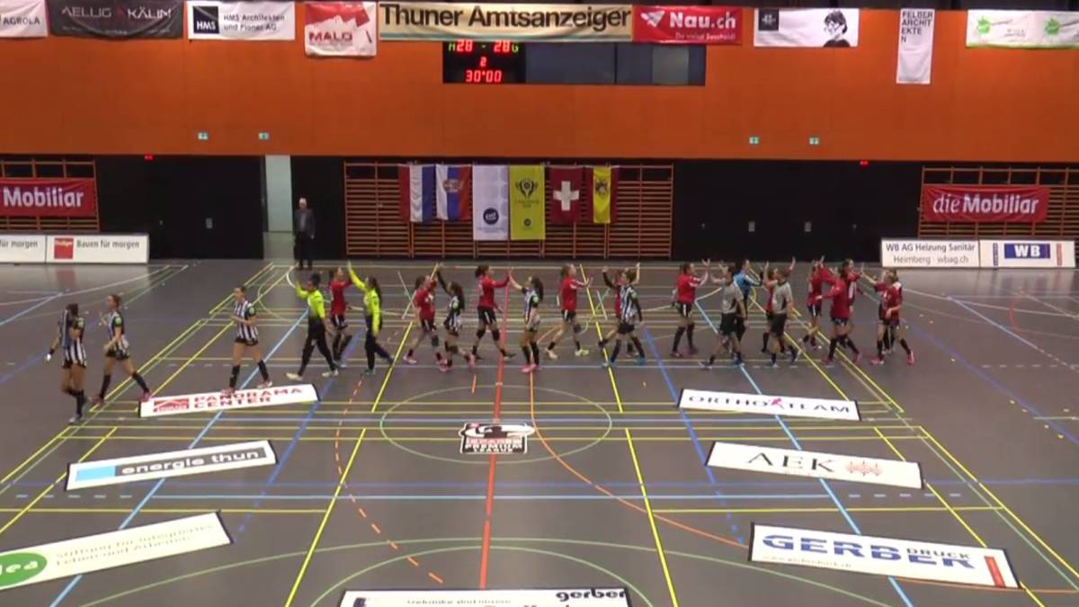 El Thun jugó contra el CBF Málaga