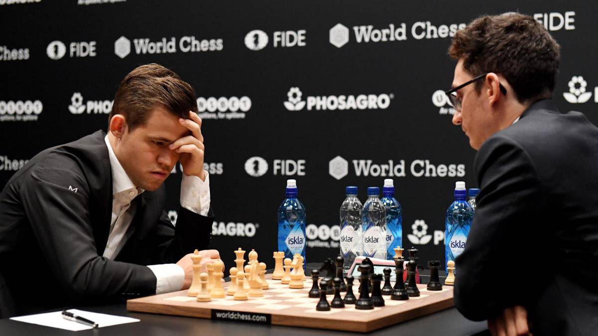 Carlsen-Caruana, igualdad absoluta: tablas en la cuarta