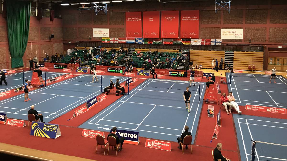 El polideportivo del Abierto de Gales de bádminton