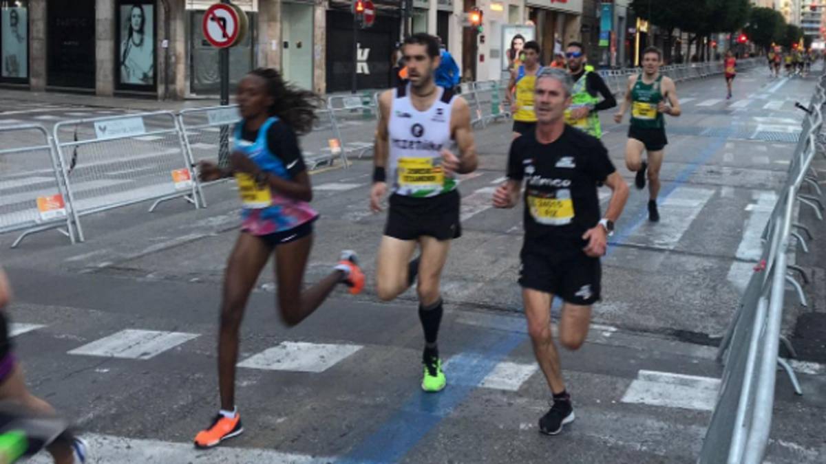 Martin Fiz, en Valencia