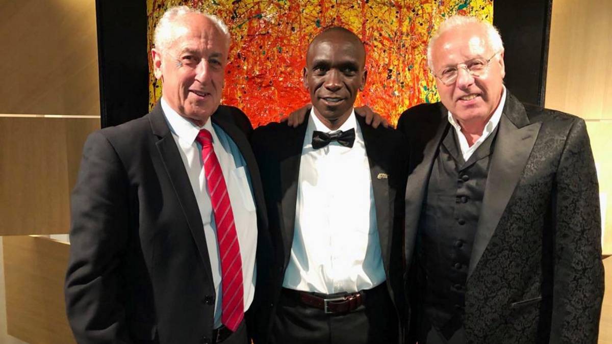 Eliud Kipchoge y APco Borao gala IAAF 2018