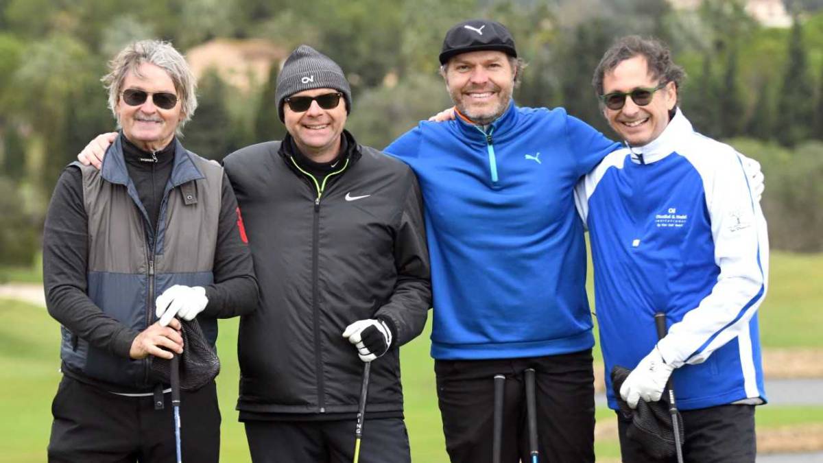 El equipo de Nadal aventaja al de Olazábal con 16 golpes bajo par