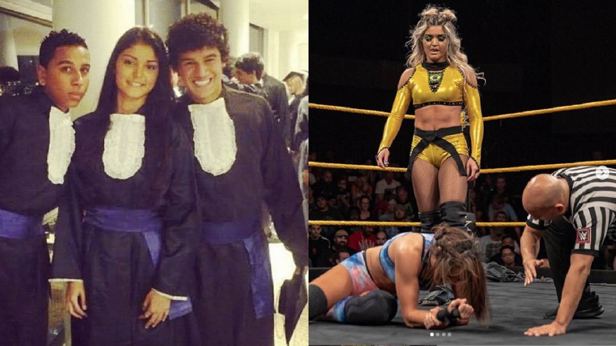 La estrella de la WWE Taynara Conti fue compañera de colegio de Philippe Coutinho en Brasil.