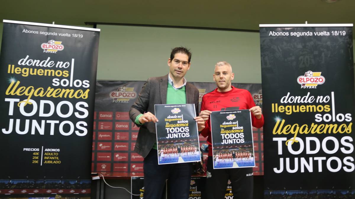 Llamamiento de ElPozo a la afición: "Ahora mismo no se puede pedir más al equipo"